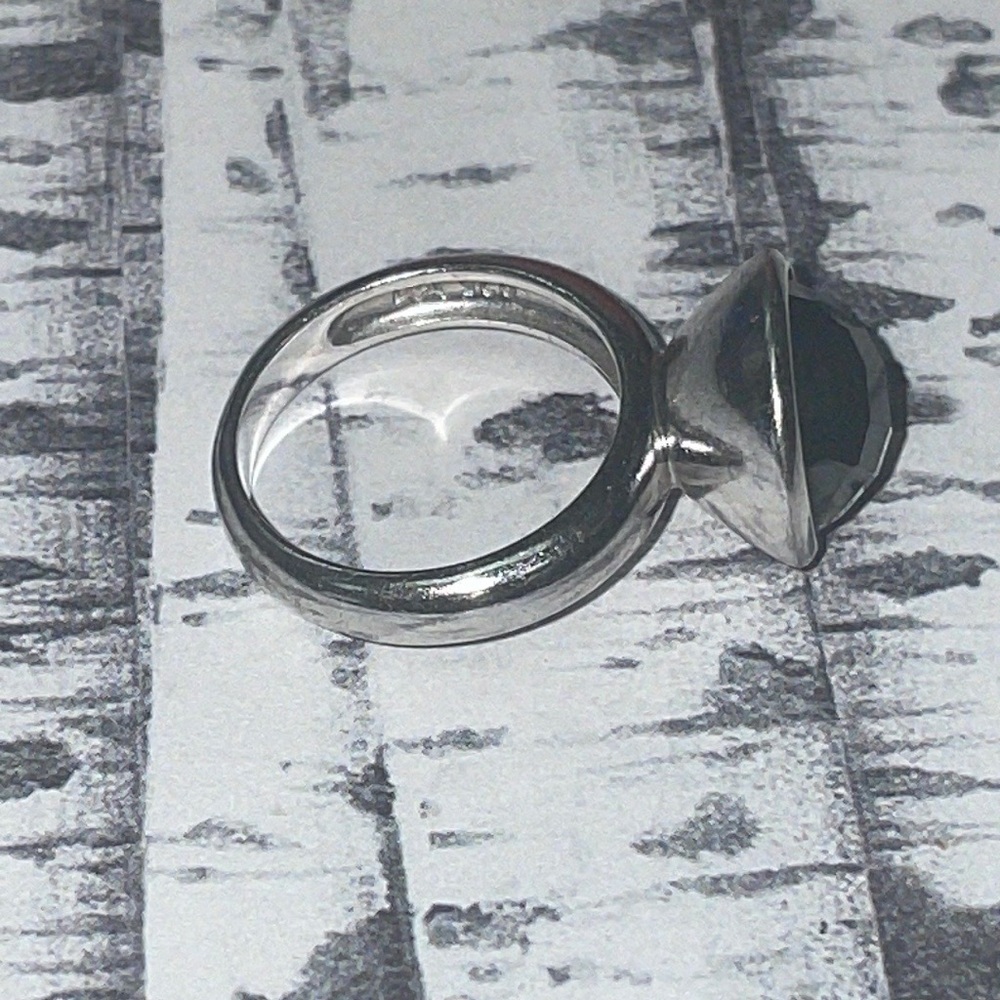 Hematite Silver Ring - image 4